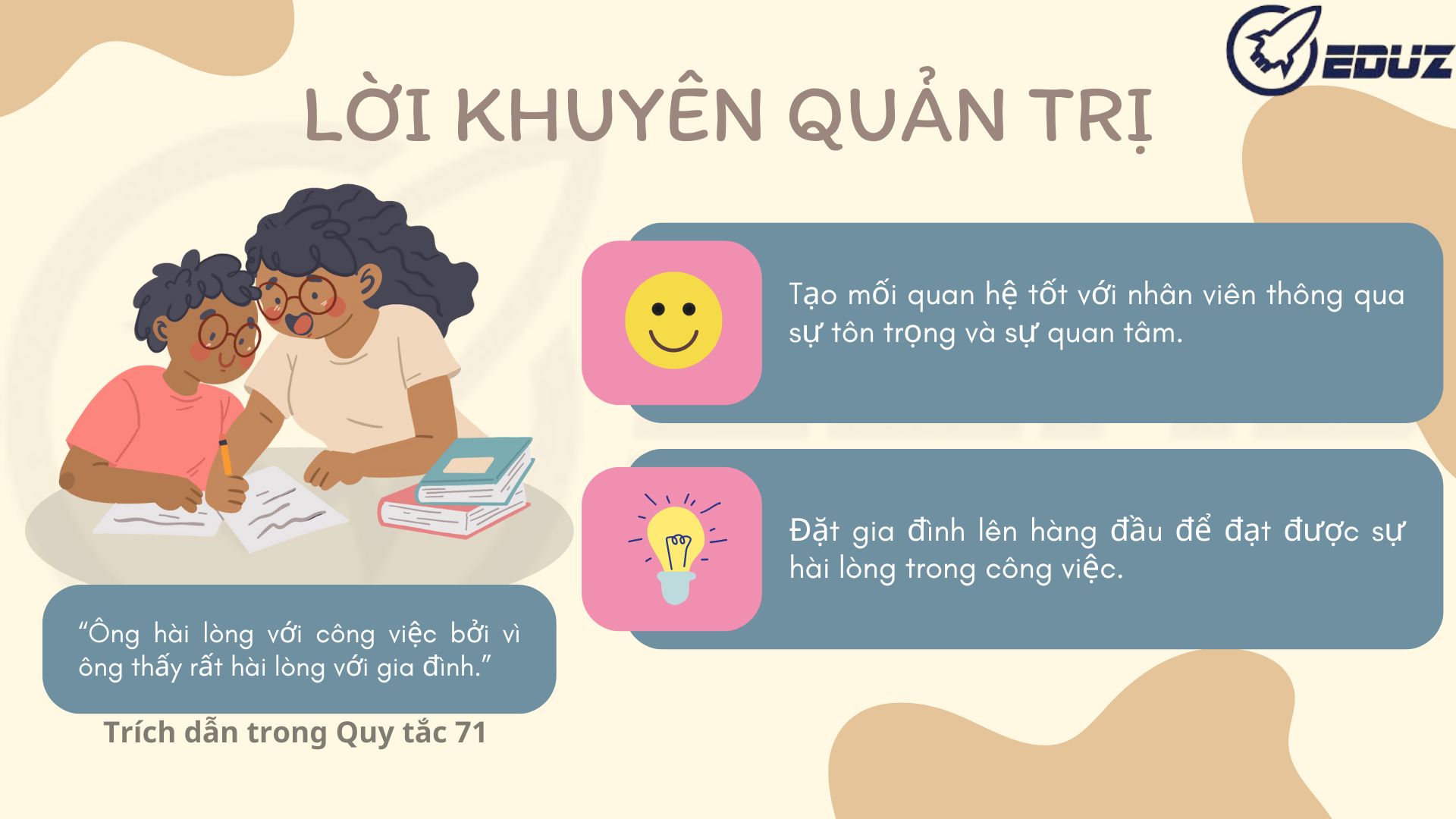 2. Lời khuyên quản trị